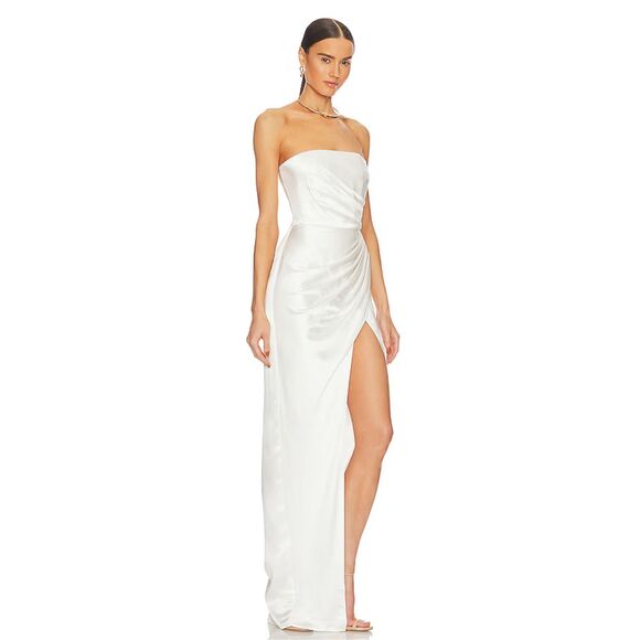 NWT SAU LEE Priyanka Dress in Ivory US 10 $495 - Picture 2 of 9